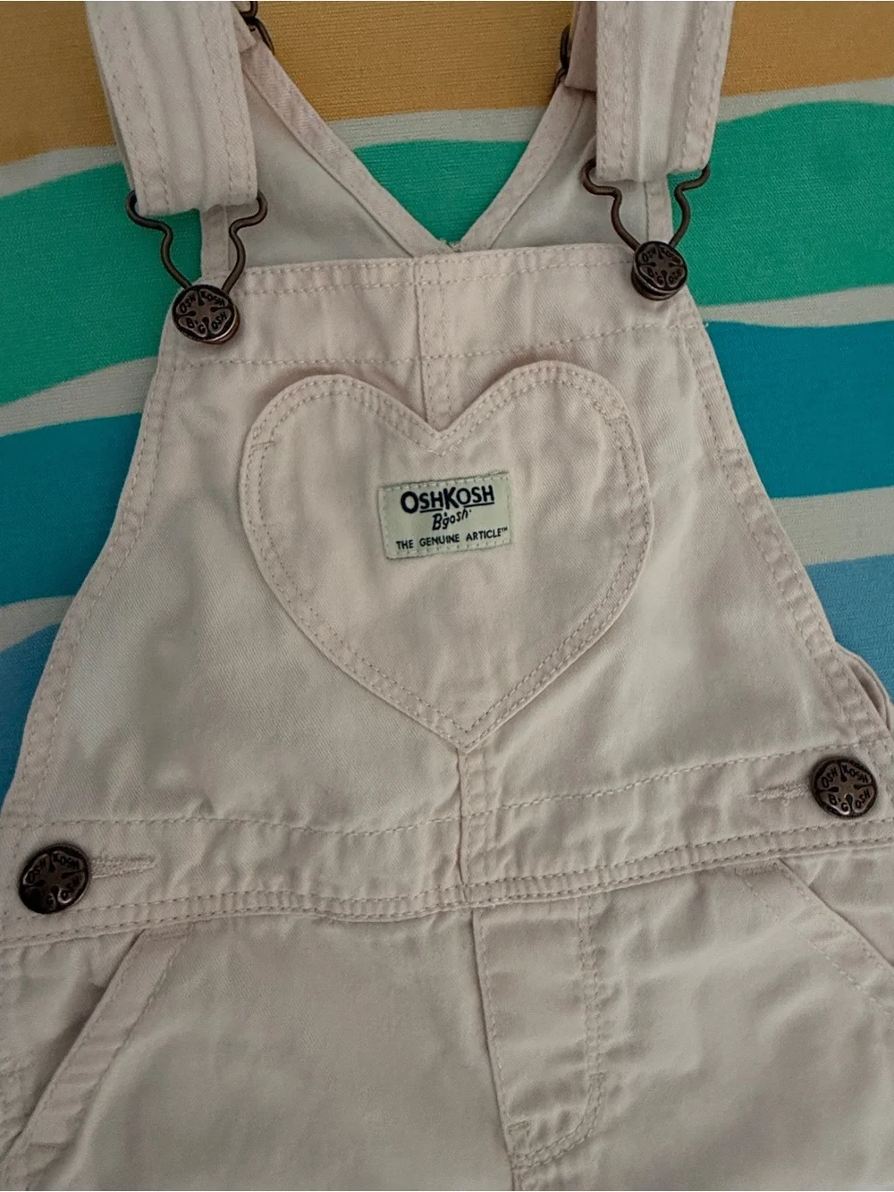 OshKosh B'gosh Pale Pink Toddler Overalls